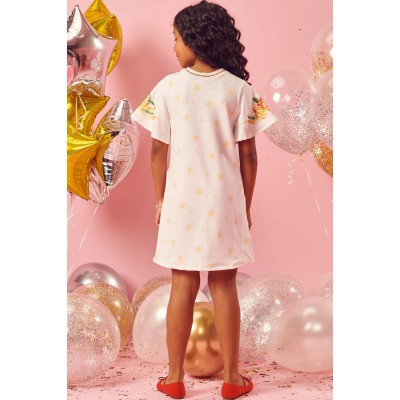  Vestido Presentes de Natal ursinhas